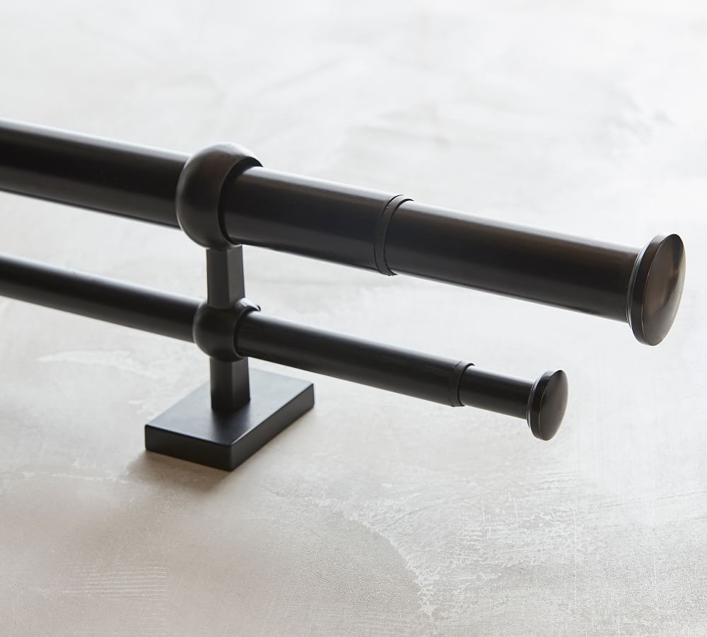 Spotlight curtain on sale rod brackets